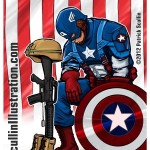 Captain America during Memorial Day at Second Geekhood 8