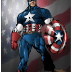 Captain America during Memorial Day at Second Geekhood 3