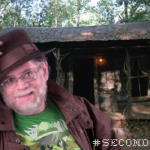 Dennis Amador Cherry at Evil Dead cabin- Co Conspirator at Second Geekhood