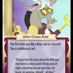 MLP CCG Discord Week cards – Bolt From the Blue  on Second Geekhood