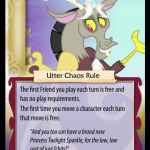 MLP CCG Discord Week cards – Everypony Gets One  on Second Geekhood