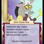 MLP CCG Discord Week cards – Let The Eat Cake on Second Geekhood
