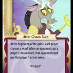 MLP CCG Discord Week cards – Swear Jar on Second Geekhood