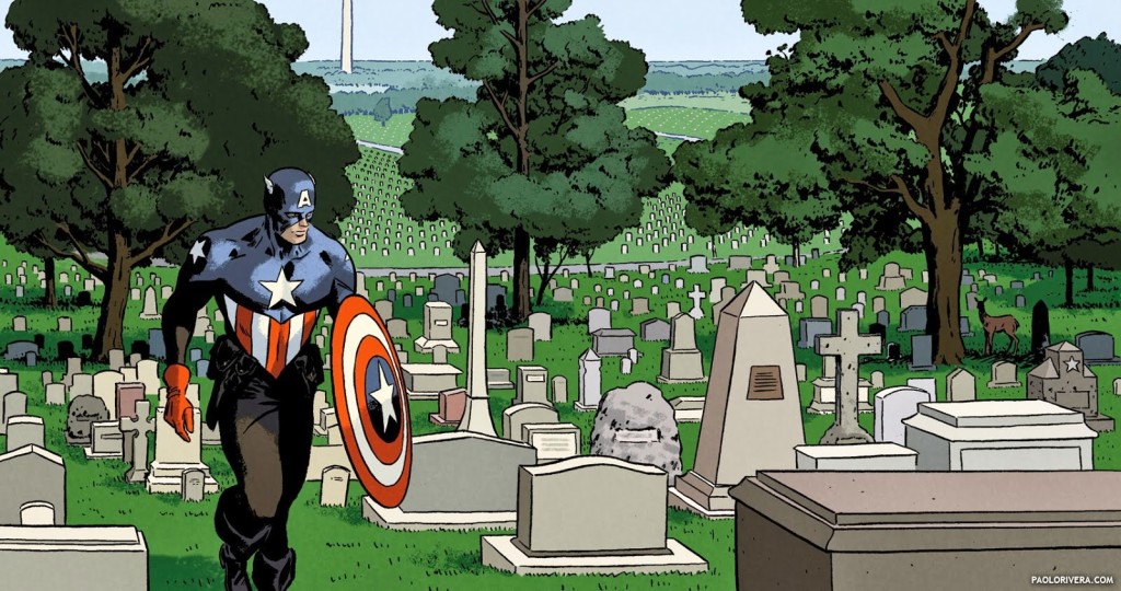 Captain America during Memorial Day at Second Geekhood 5