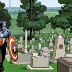 Captain America during Memorial Day at Second Geekhood 5