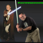 Jedi AFOL Husband with Jedi 5th Doctor at Second Geekhood