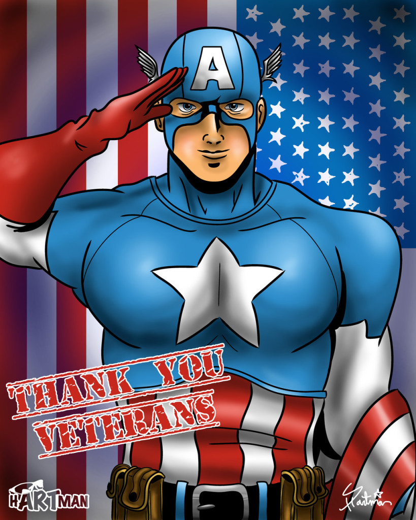 Captain America_by_hartmanarts-d66rp8n during Memorial Day at Second Geekhood 6