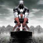 Captain America during Memorial Day at Second Geekhood 1