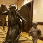 gallifrey one doctor who angel cosplay with cherub at secondgeekhood